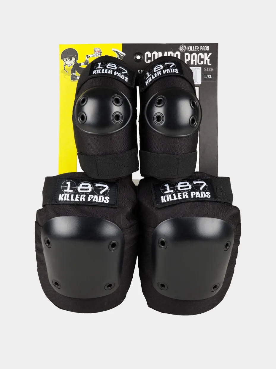 187 Killer Pads Protectors Combo Pack Knee & Elbow