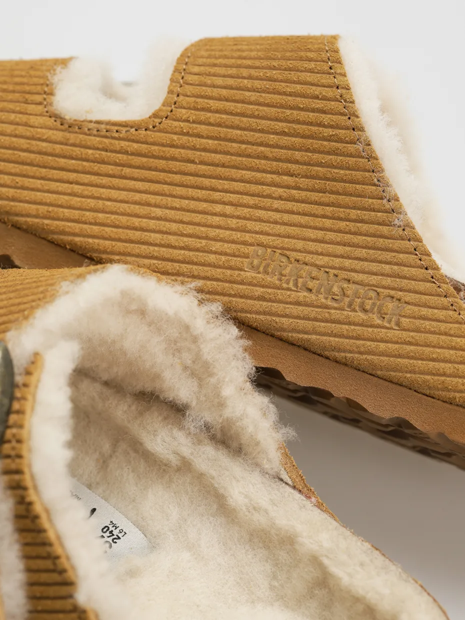 Birkenstock Arizona Fell Suede Leather Fur Narrow Wmn Flip-flops