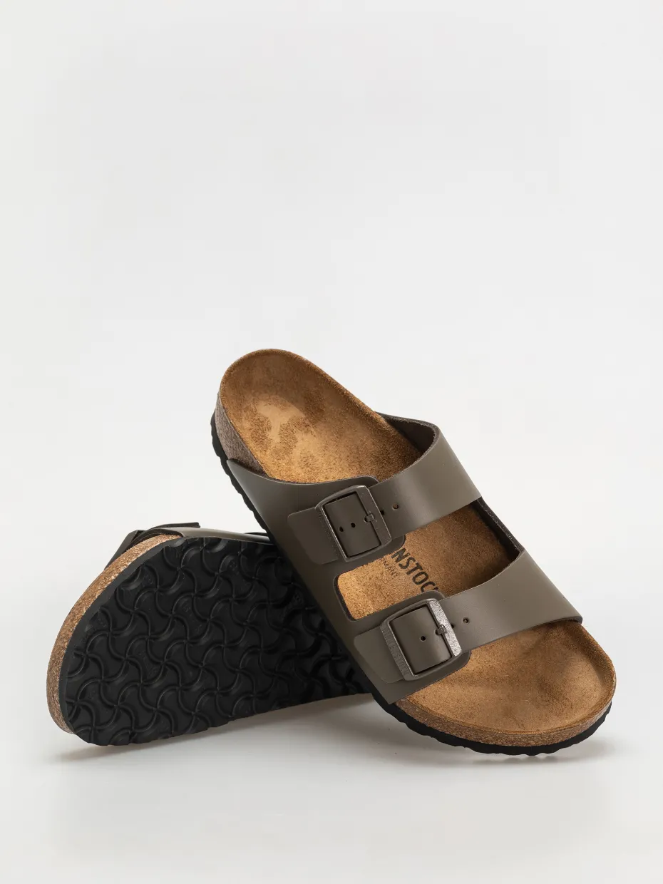 Birkenstock Arizona Natural Leather Regular Flip-flops