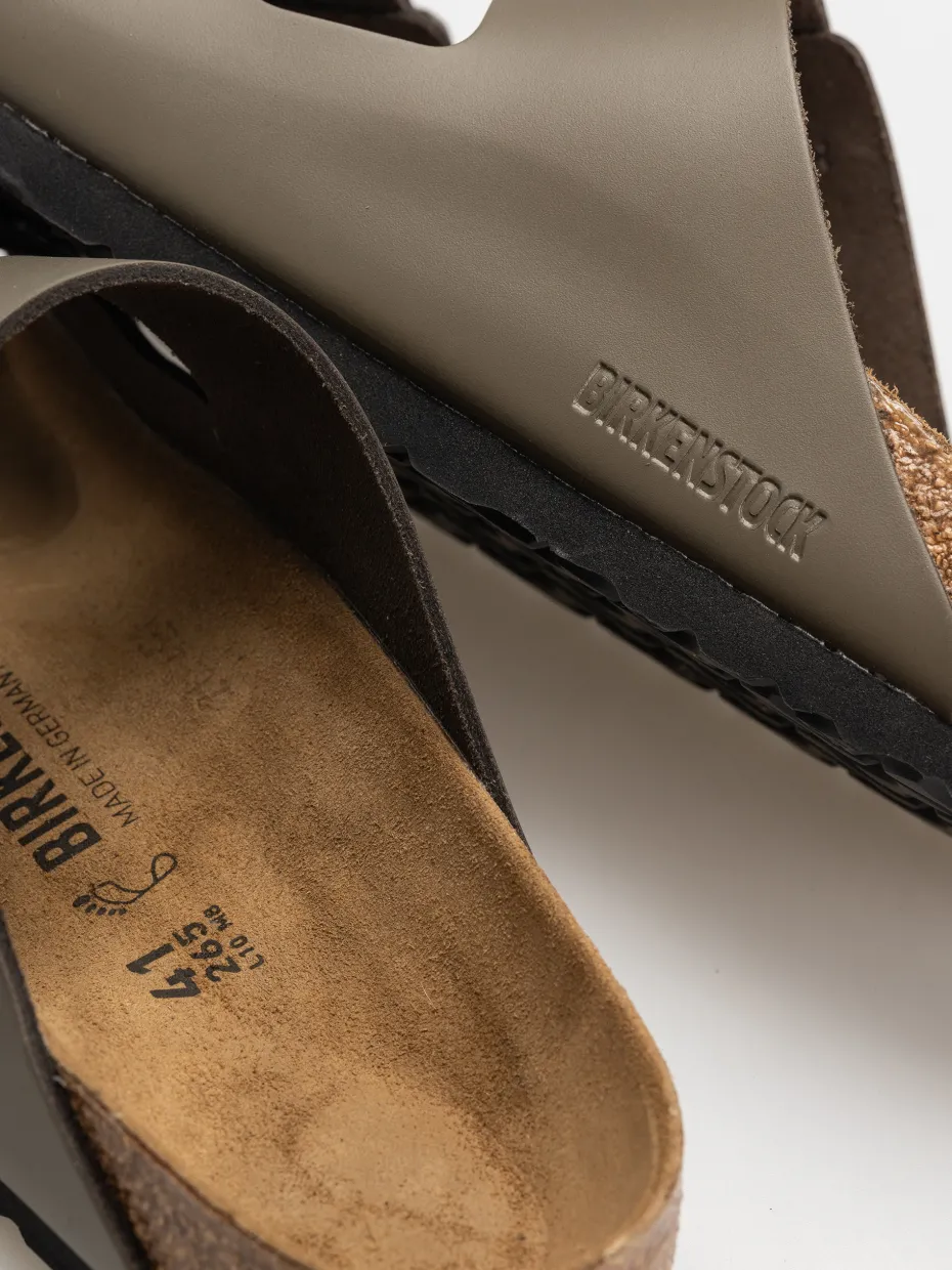 Birkenstock Arizona Natural Leather Regular Flip-flops