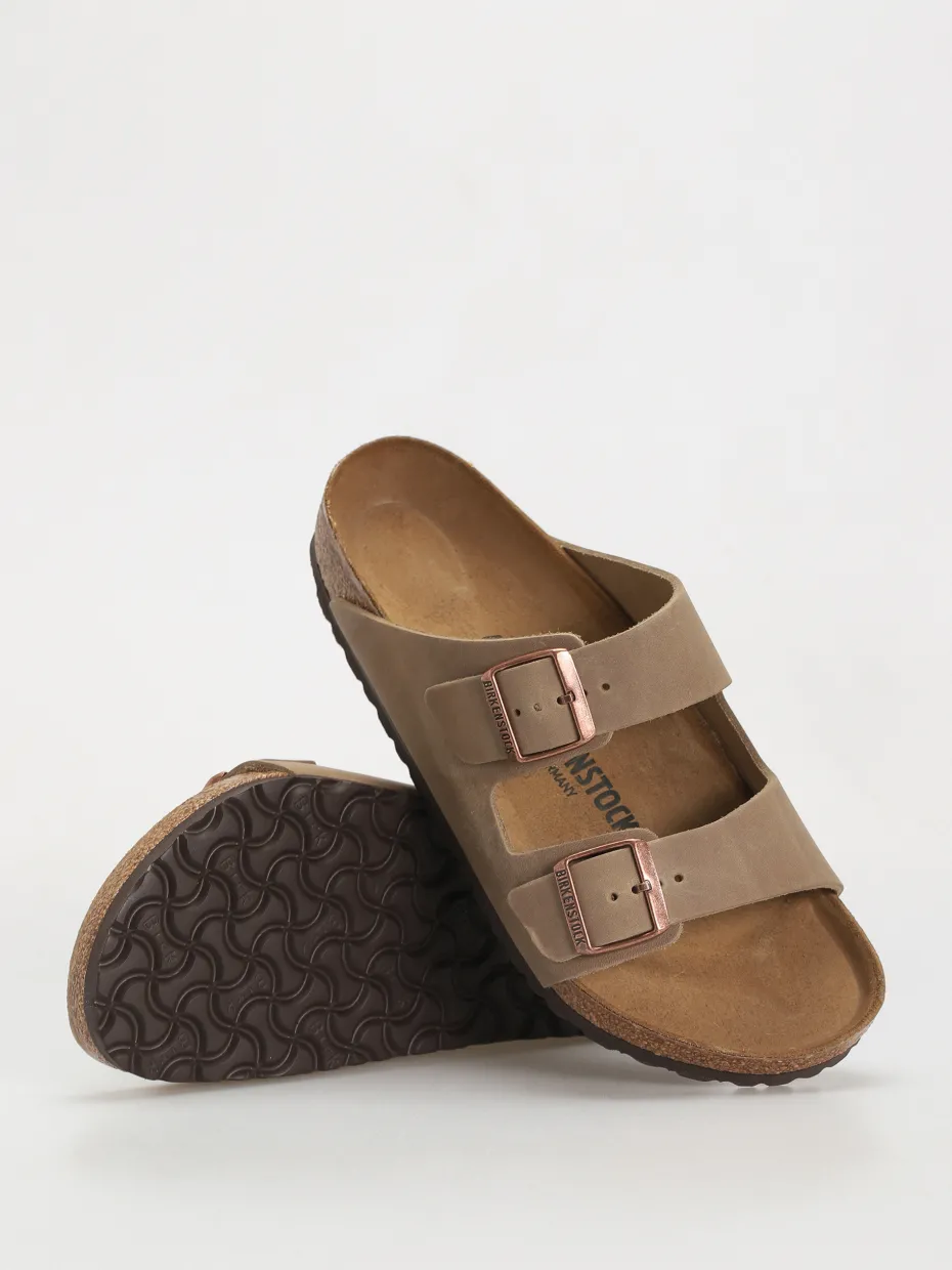 Birkenstock Arizona Oiled Leather Regular Flip-flops