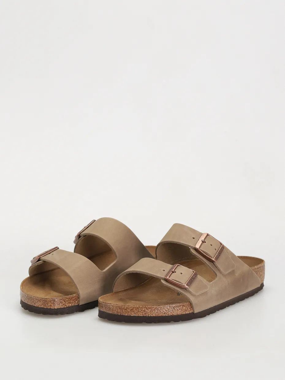 Birkenstock Arizona Oiled Leather Regular Flip-flops