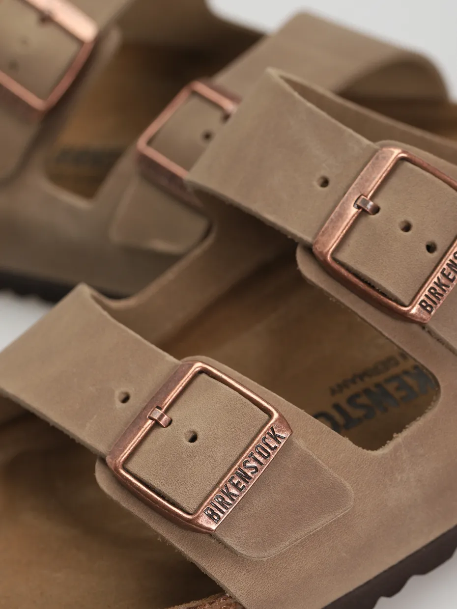 Birkenstock Arizona Oiled Leather Regular Flip-flops