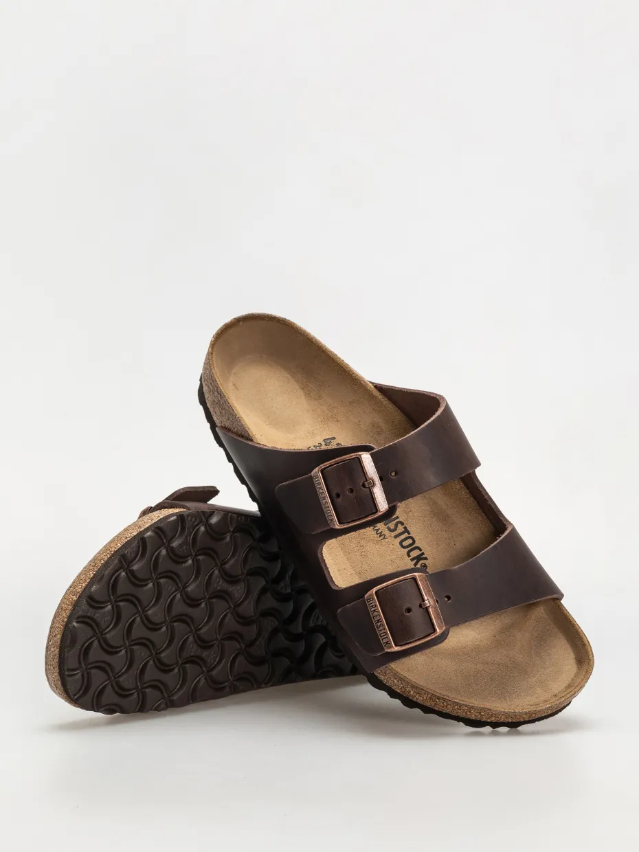 Birkenstock Arizona Oiled Leather Regular Flip-flops