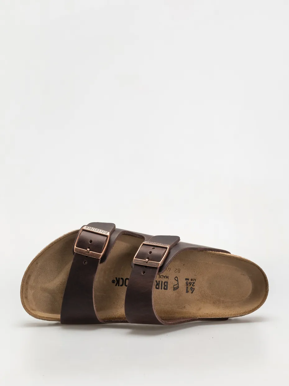 Birkenstock Arizona Oiled Leather Regular Flip-flops