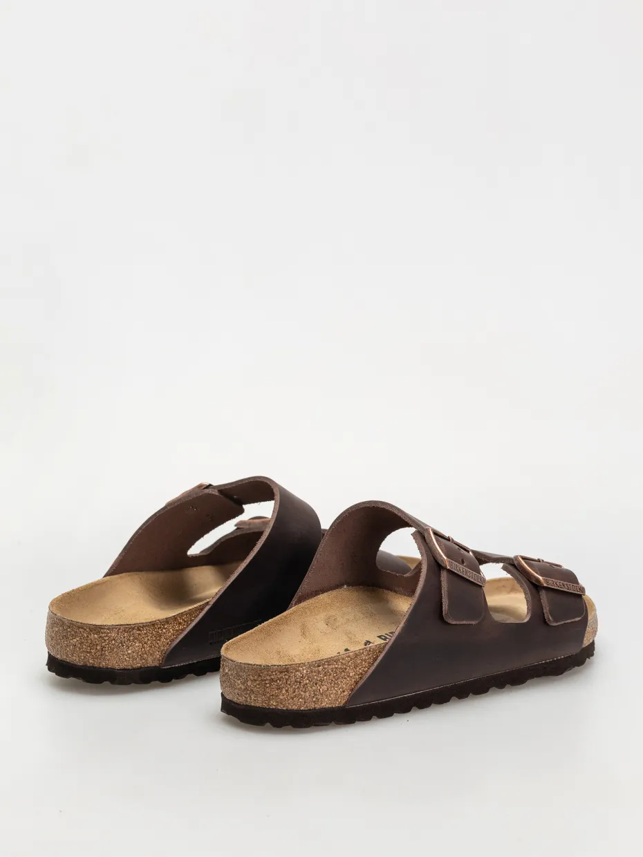 Birkenstock Arizona Oiled Leather Regular Flip-flops