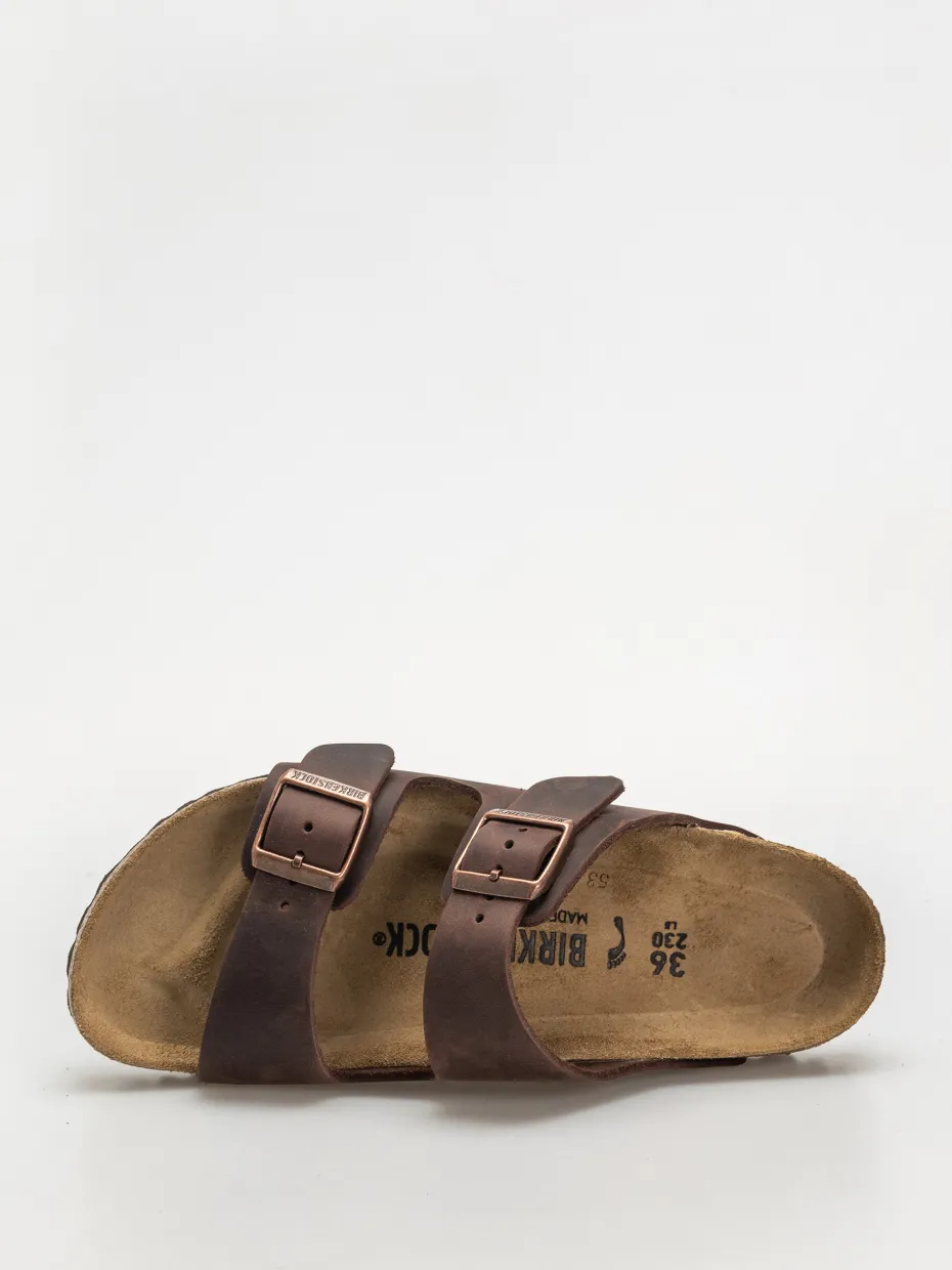 Birkenstock Arizona Oiled Leather Narrow Wmn Flip-flops