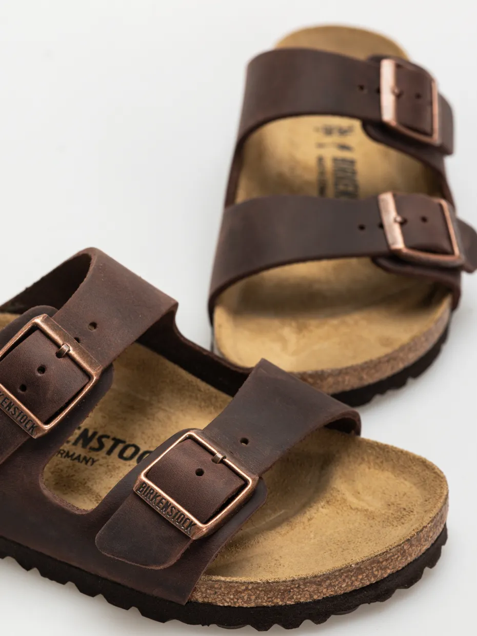 Birkenstock Arizona Oiled Leather Narrow Wmn Flip-flops