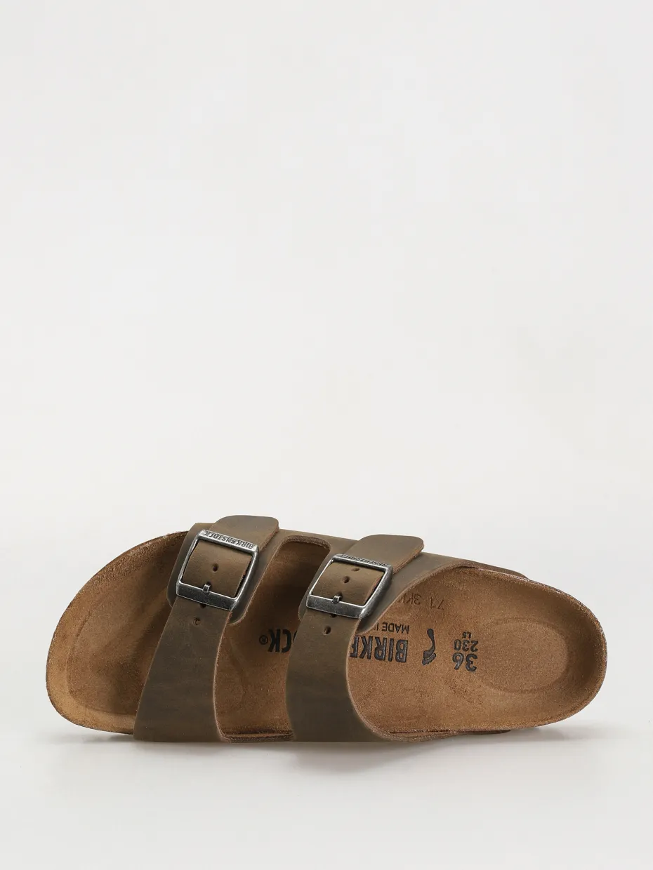 Birkenstock Arizona Oiled Leather Narrow Wmn Flip-flops