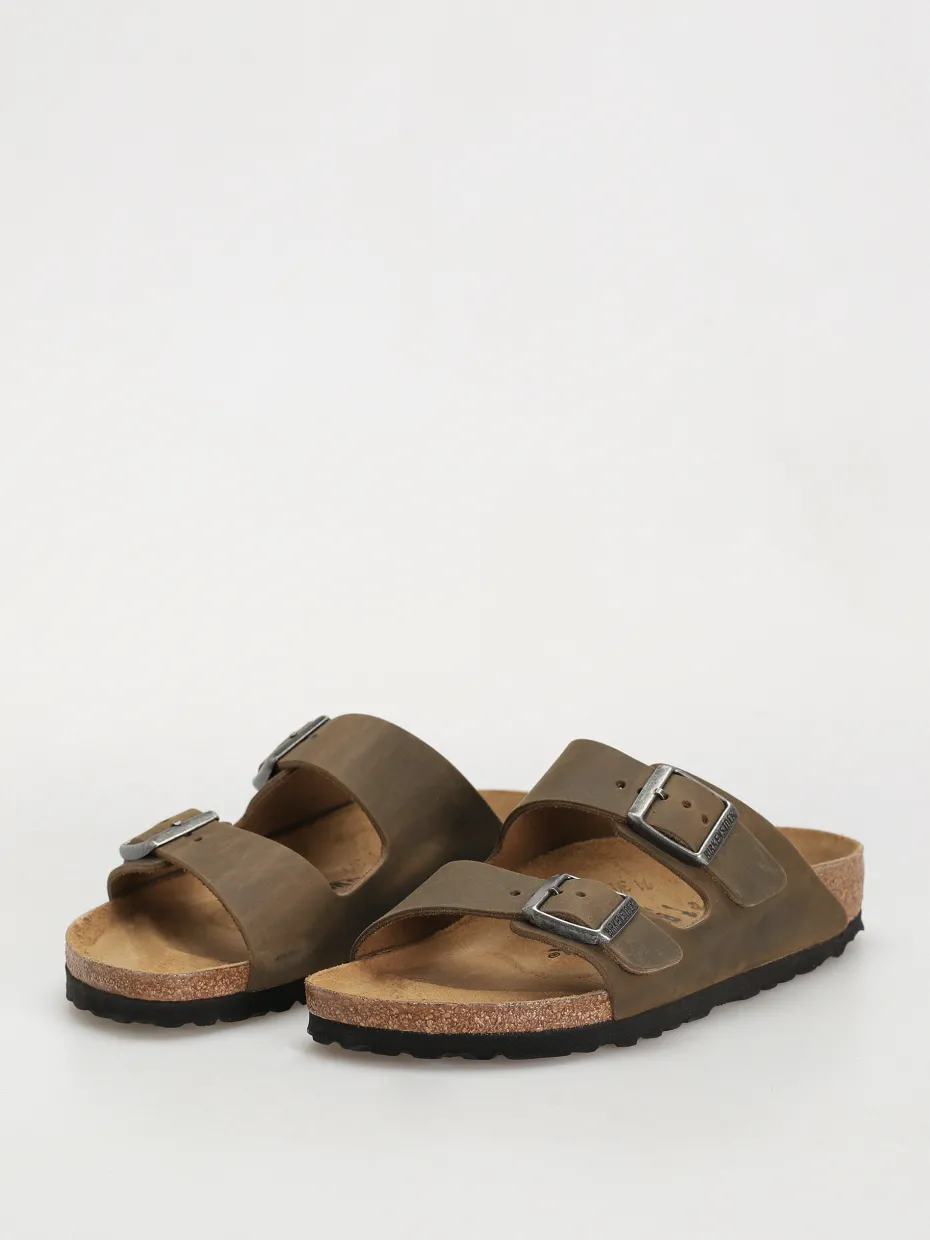 Birkenstock Arizona Oiled Leather Narrow Wmn Flip-flops