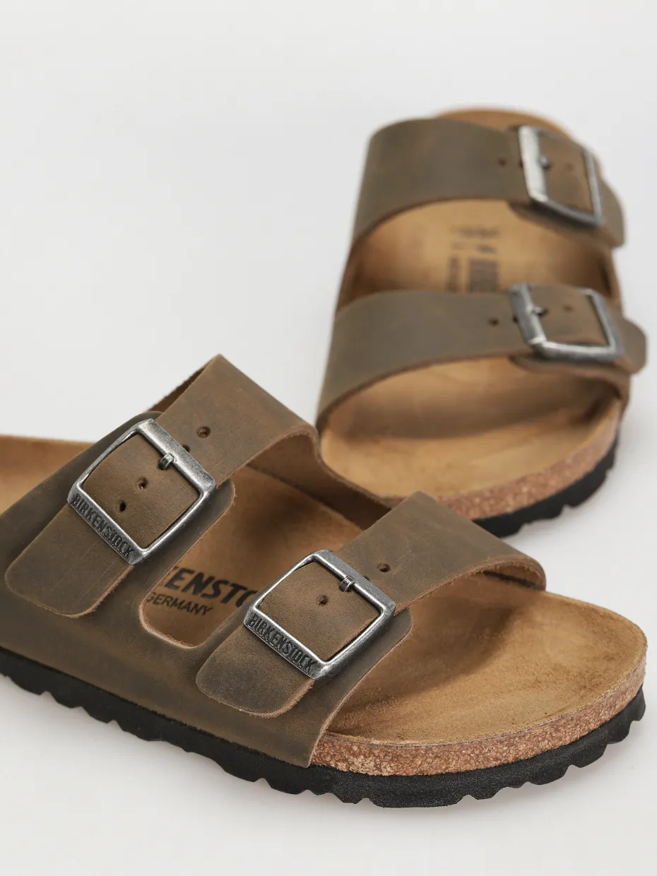 Birkenstock Arizona Oiled Leather Narrow Wmn Flip-flops