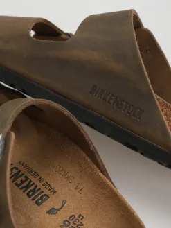 Birkenstock Arizona Oiled Leather Narrow Wmn Flip-flops
