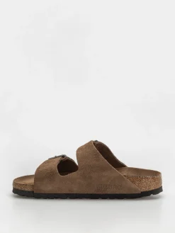 Birkenstock Arizona Suede Leather Narrow Wmn Flip-flops