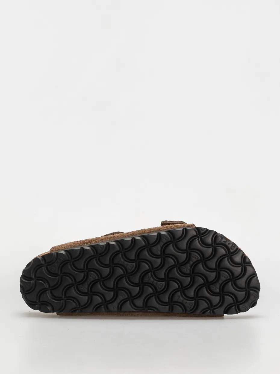 Birkenstock Arizona Suede Leather Narrow Wmn Flip-flops