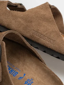 Birkenstock Arizona Suede Leather Narrow Wmn Flip-flops