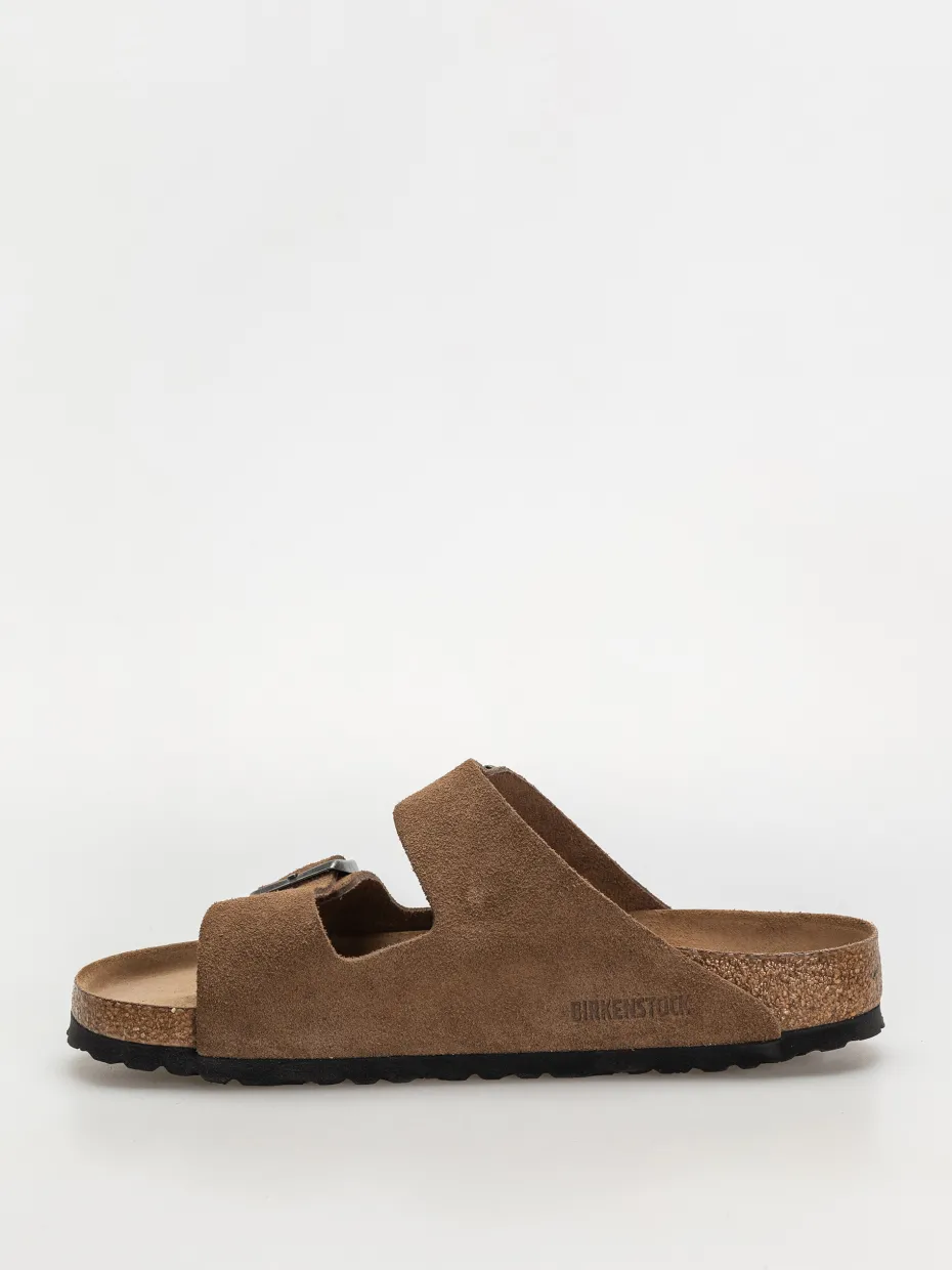 Birkenstock Arizona Suede Leather Regular Flip-flops
