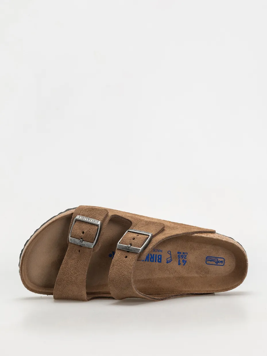 Birkenstock Arizona Suede Leather Regular Flip-flops