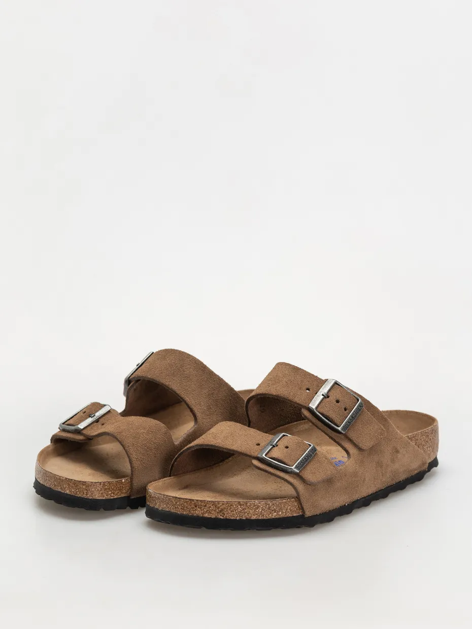 Birkenstock Arizona Suede Leather Regular Flip-flops