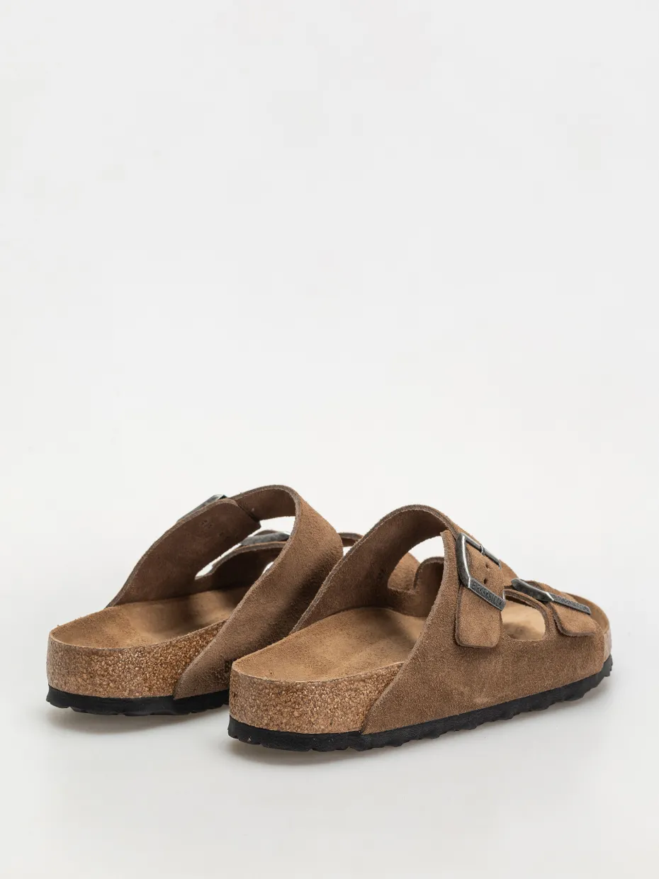 Birkenstock Arizona Suede Leather Regular Flip-flops