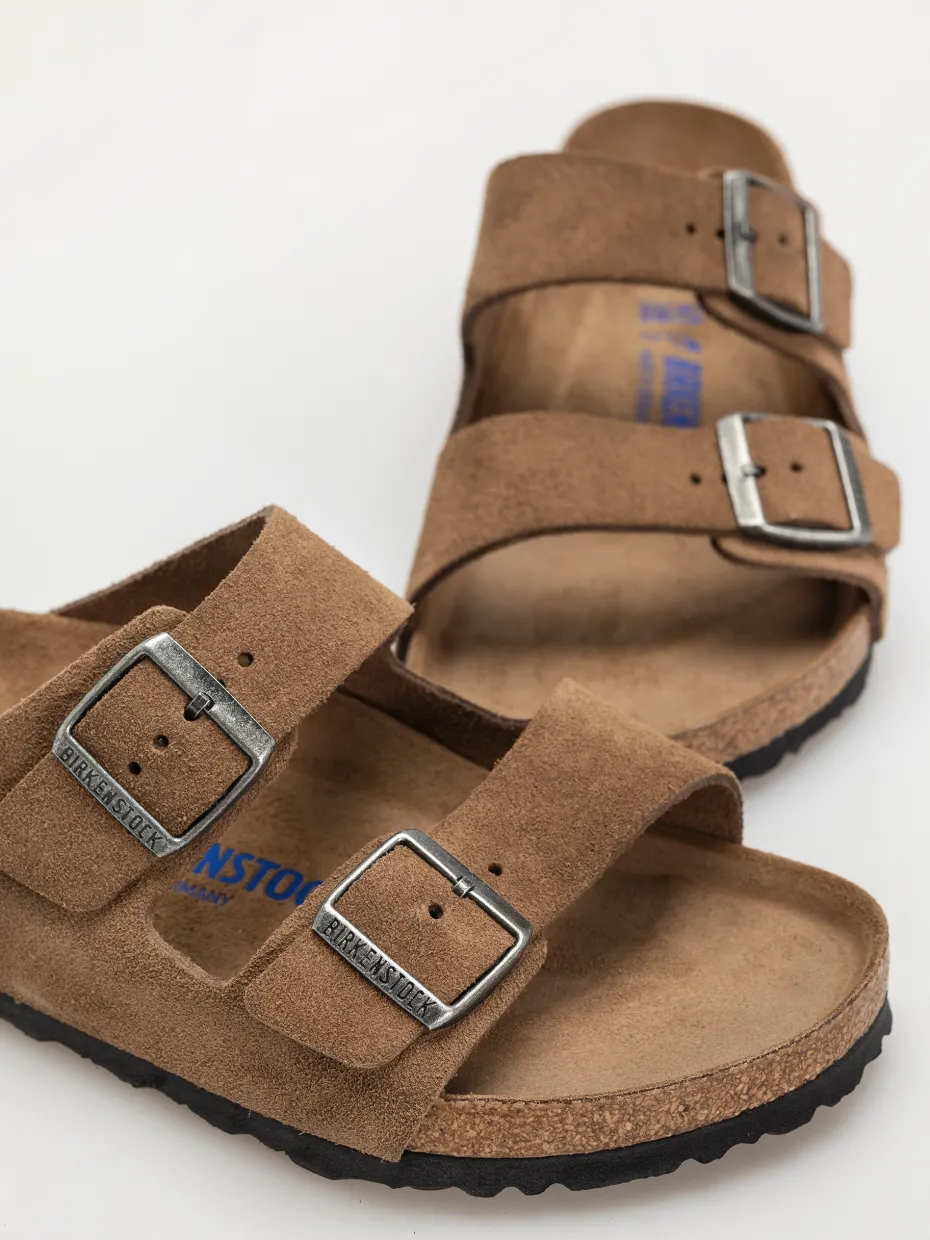 Birkenstock Arizona Suede Leather Regular Flip-flops