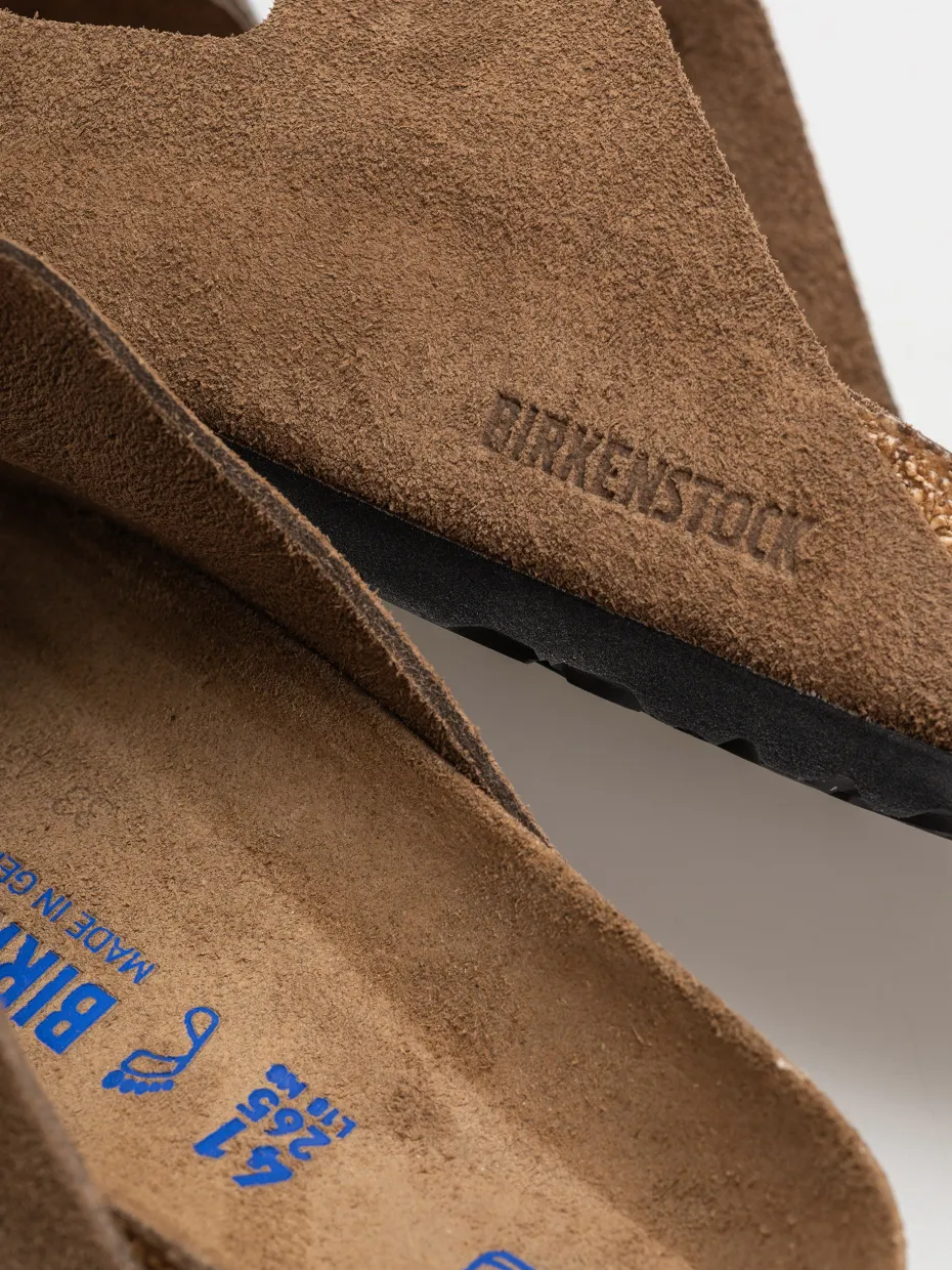 Birkenstock Arizona Suede Leather Regular Flip-flops