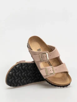 Birkenstock Arizona Suede Leather Narrow Wmn Flip-flops