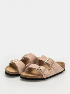 Birkenstock Arizona Suede Leather Narrow Wmn Flip-flops