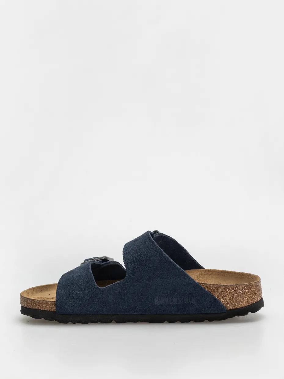 Birkenstock Arizona Suede Leather Narrow Wmn Flip-flops