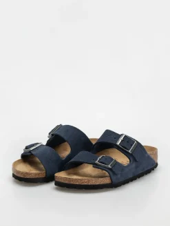 Birkenstock Arizona Suede Leather Narrow Wmn Flip-flops