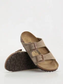 Birkenstock Arizona Suede Leather Narrow Wmn Flip-flops