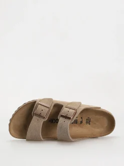 Birkenstock Arizona Suede Leather Narrow Wmn Flip-flops