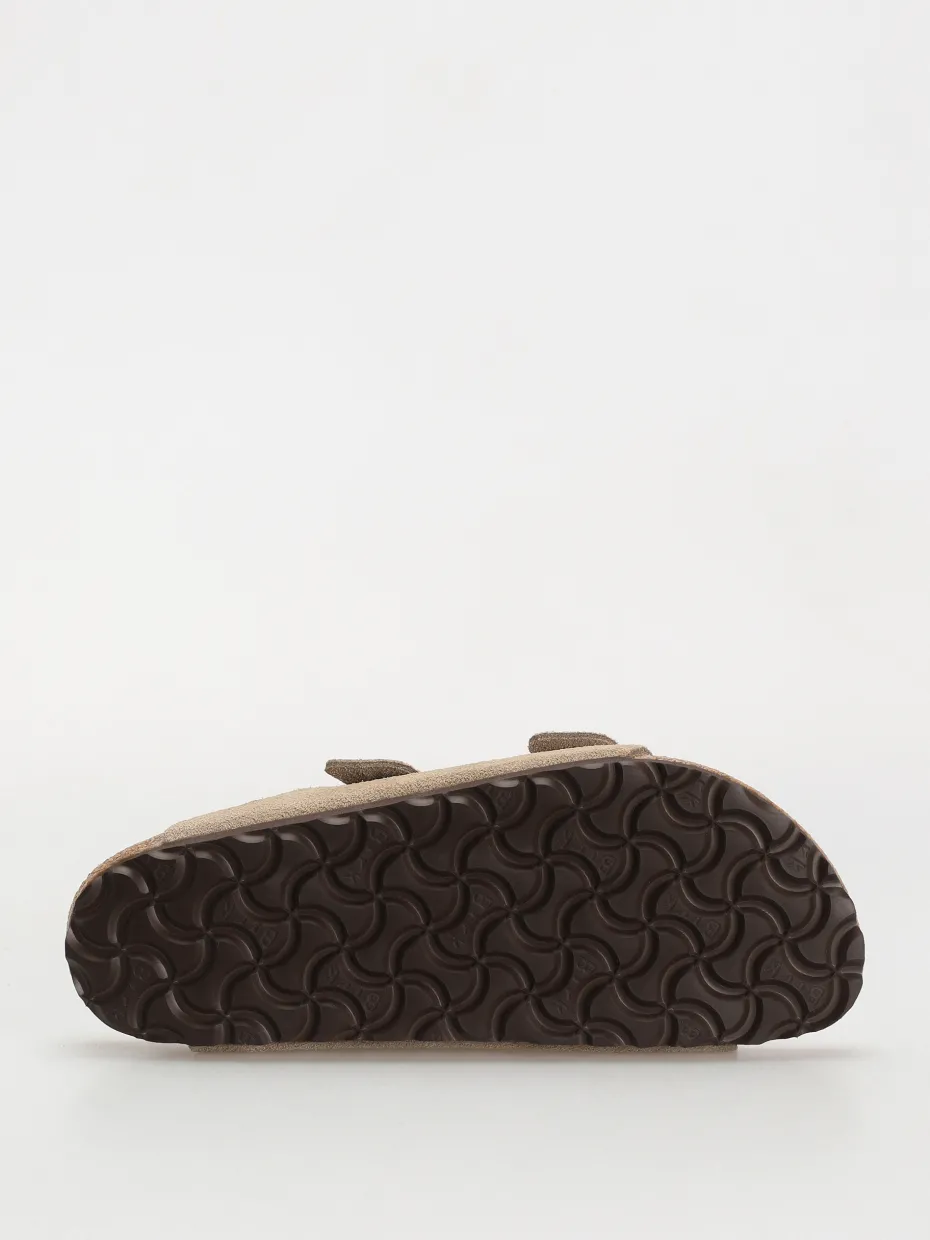 Birkenstock Arizona Suede Leather Narrow Wmn Flip-flops