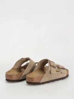 Birkenstock Arizona Suede Leather Narrow Wmn Flip-flops