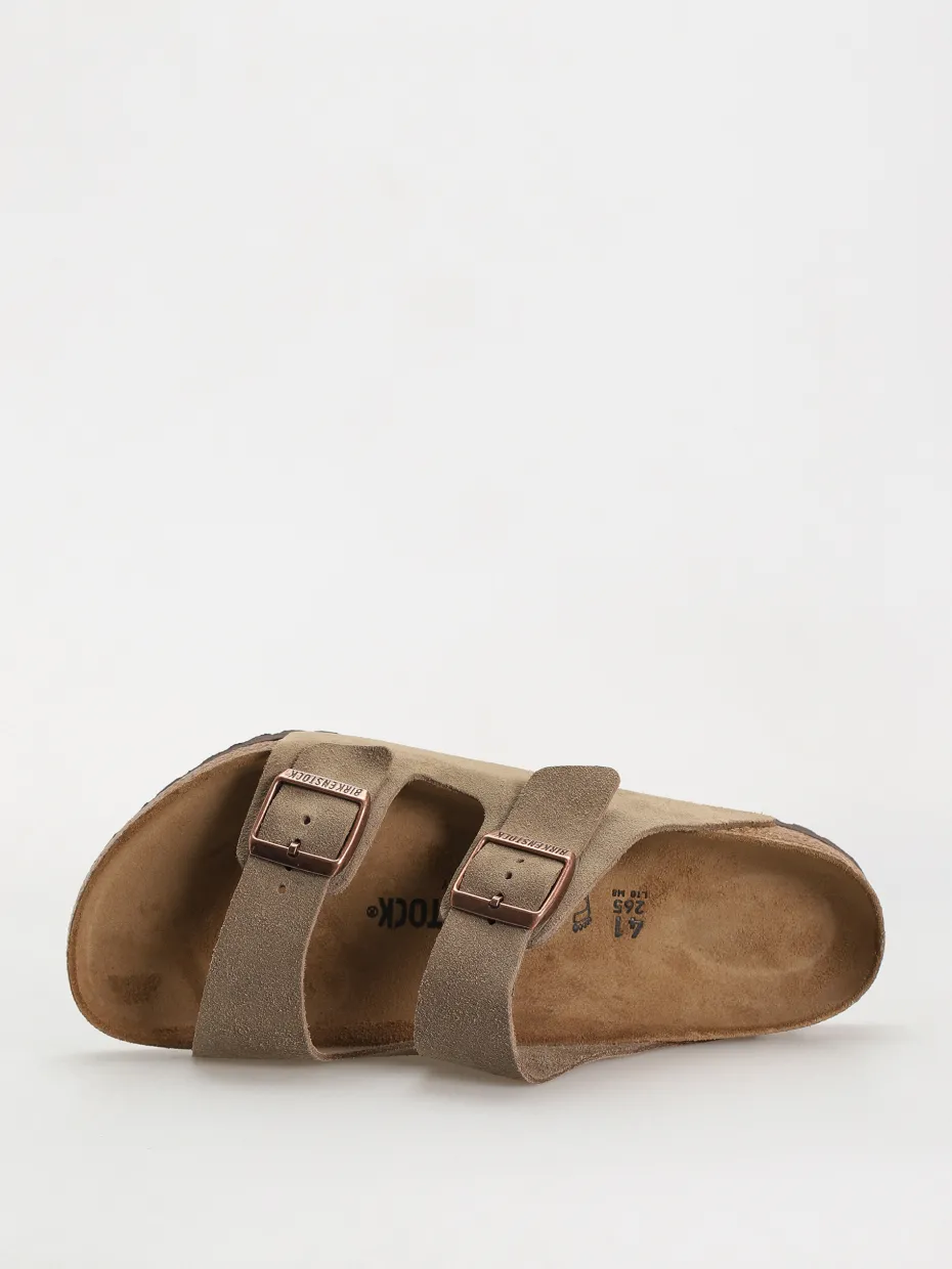 Birkenstock Arizona Suede Leather Regular Flip-flops