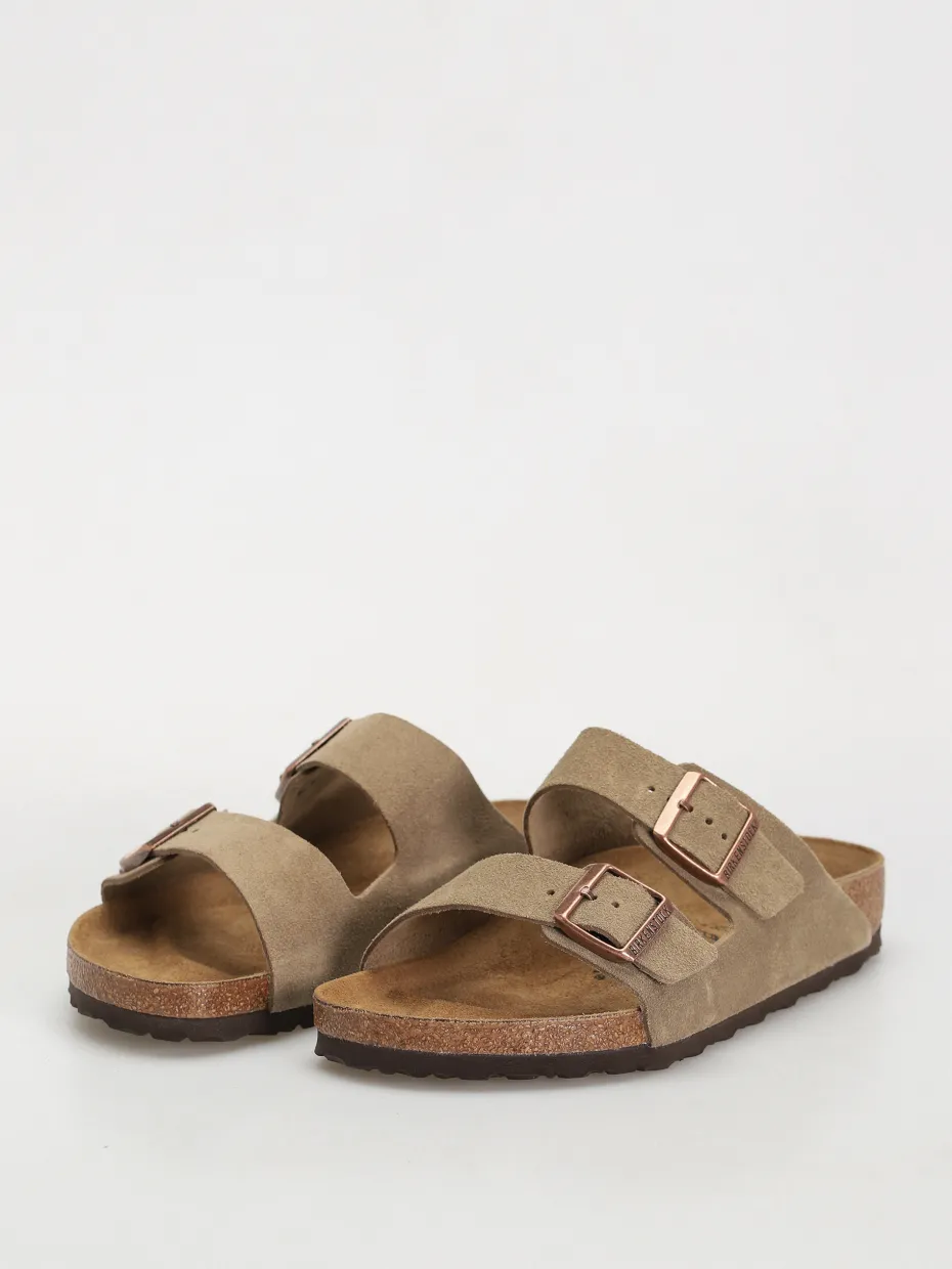 Birkenstock Arizona Suede Leather Regular Flip-flops