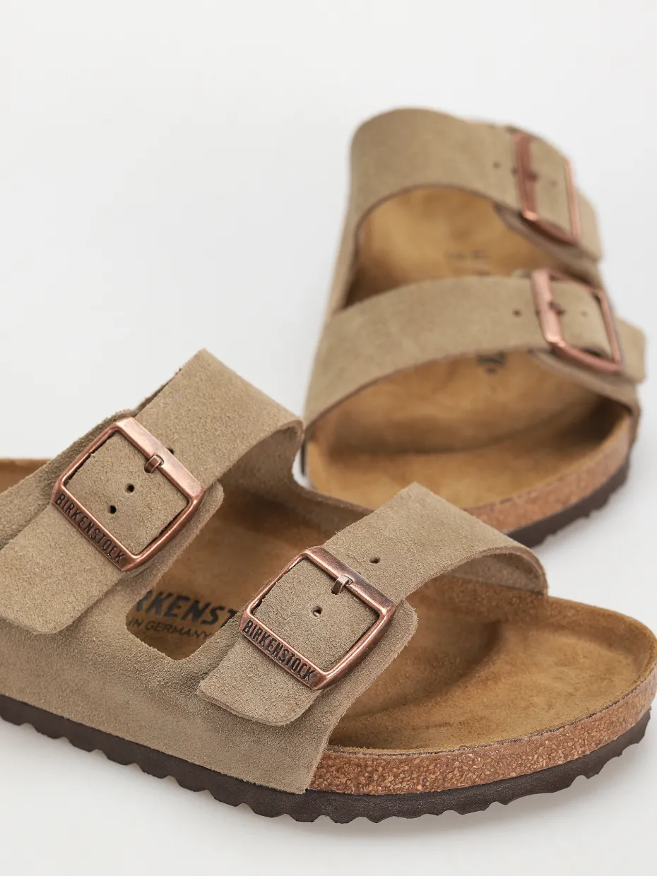 Birkenstock Arizona Suede Leather Regular Flip-flops