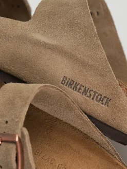 Birkenstock Arizona Suede Leather Regular Flip-flops