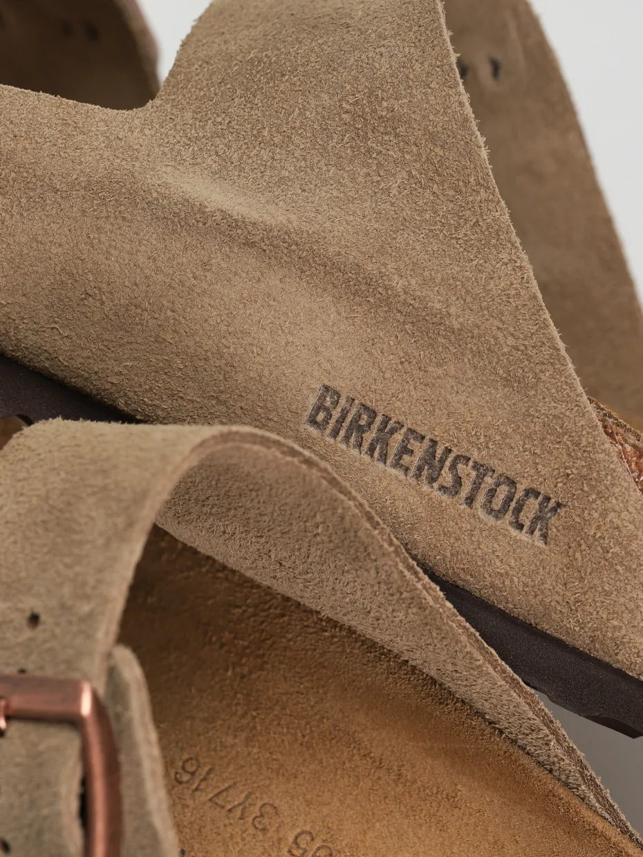 Birkenstock Arizona Suede Leather Regular Flip-flops