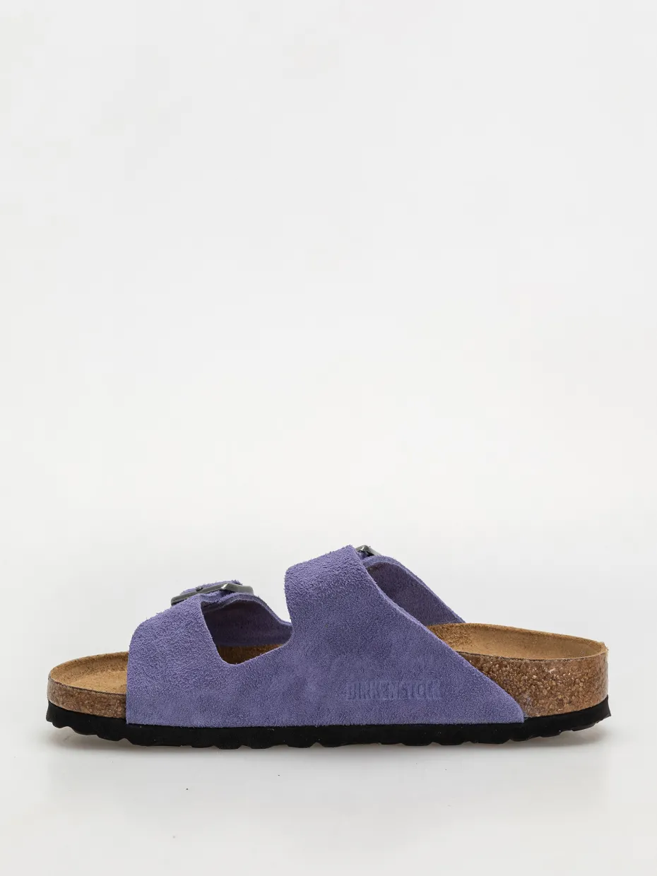 Birkenstock Arizona Suede Leather Narrow Wmn Flip-flops