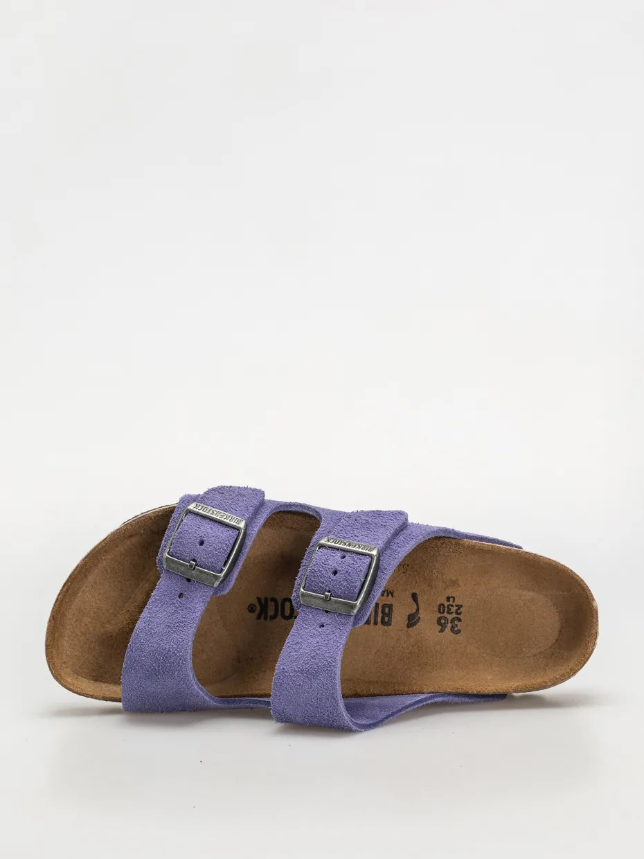Birkenstock Arizona Suede Leather Narrow Wmn Flip-flops