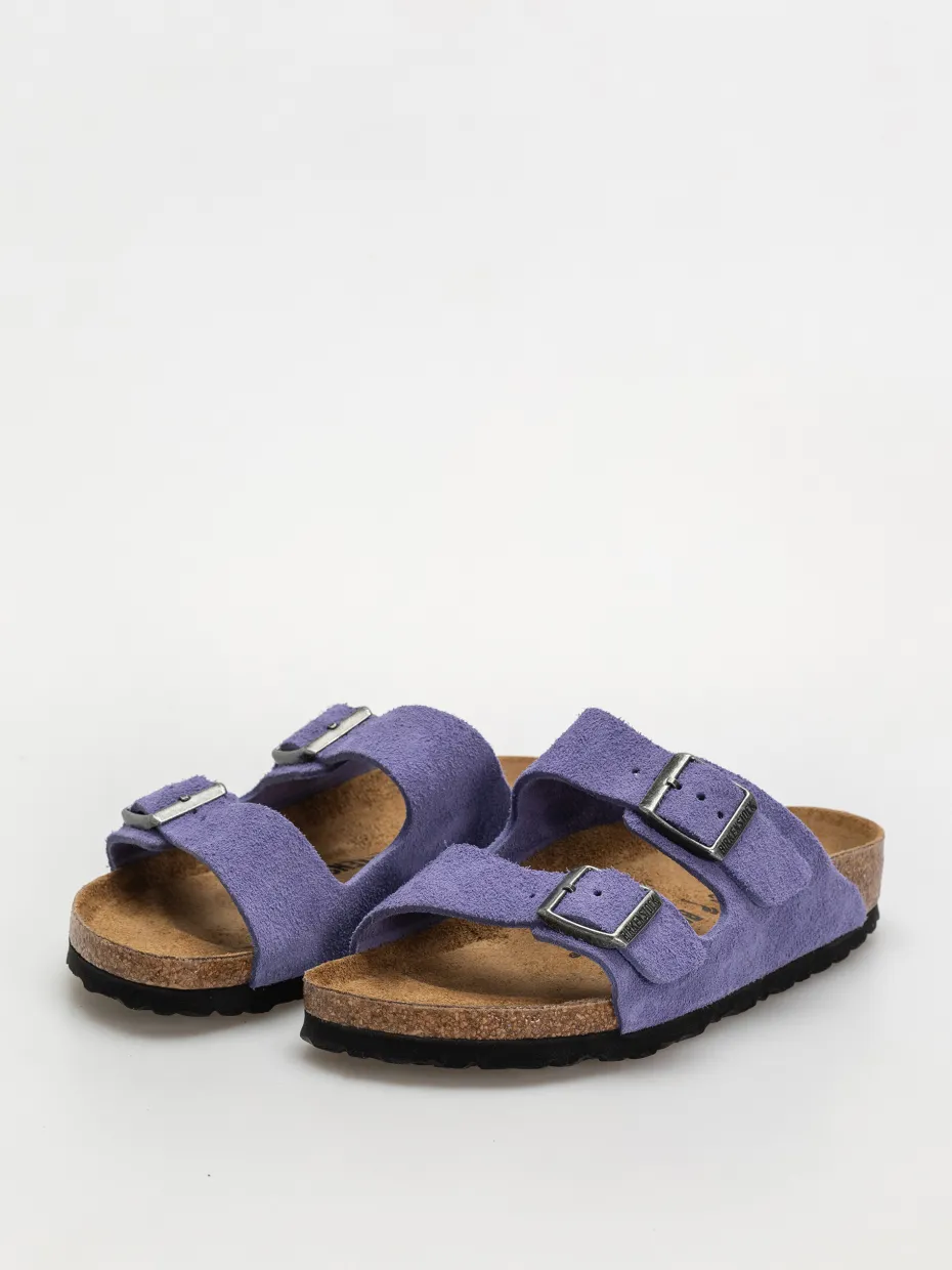 Birkenstock Arizona Suede Leather Narrow Wmn Flip-flops