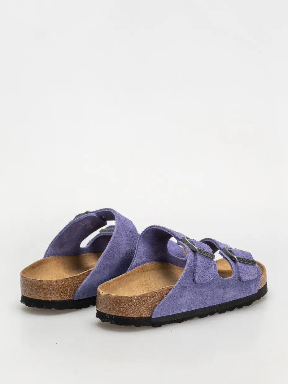 Birkenstock Arizona Suede Leather Narrow Wmn Flip-flops
