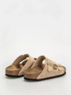 Birkenstock Arizona Suede Leather Narrow Wmn Flip-flops