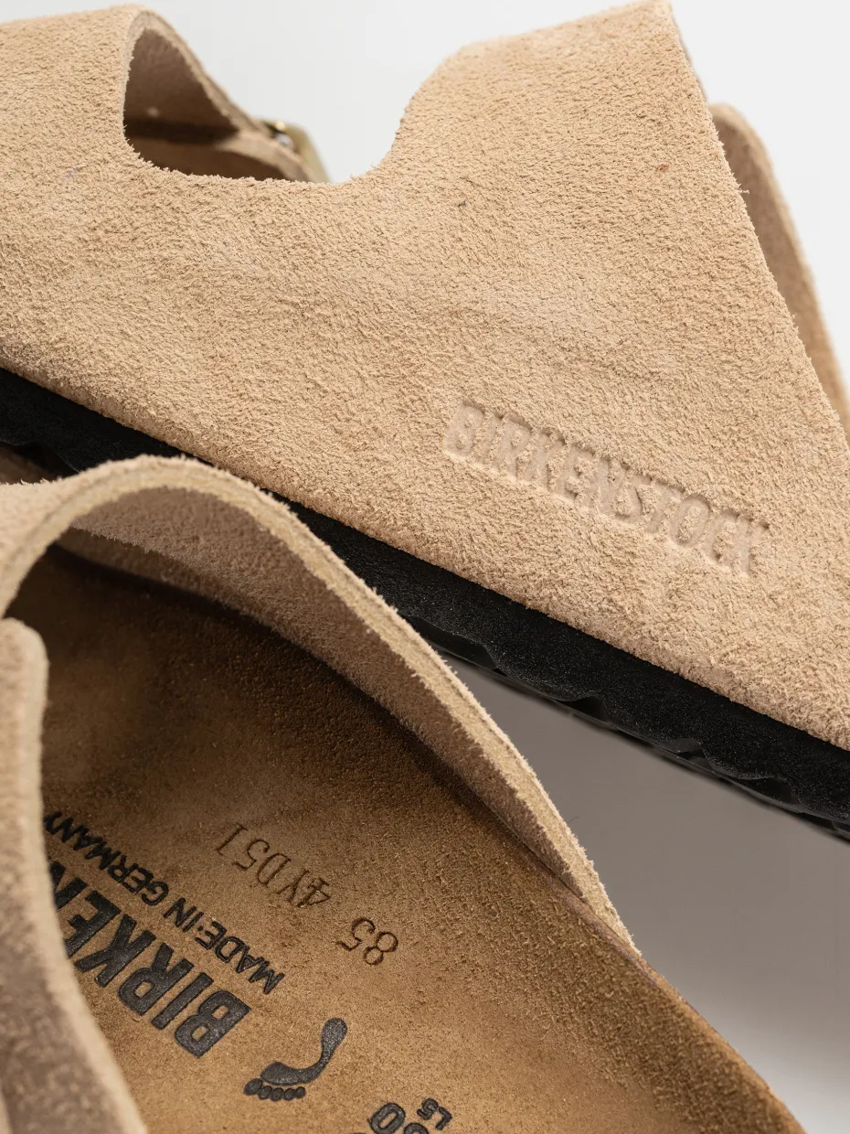 Birkenstock Arizona Suede Leather Narrow Wmn Flip-flops