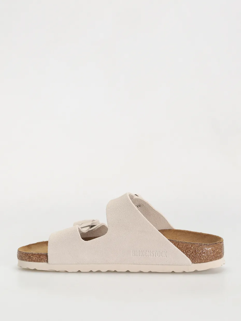 Birkenstock Arizona Suede Leather Narrow Wmn Flip-flops