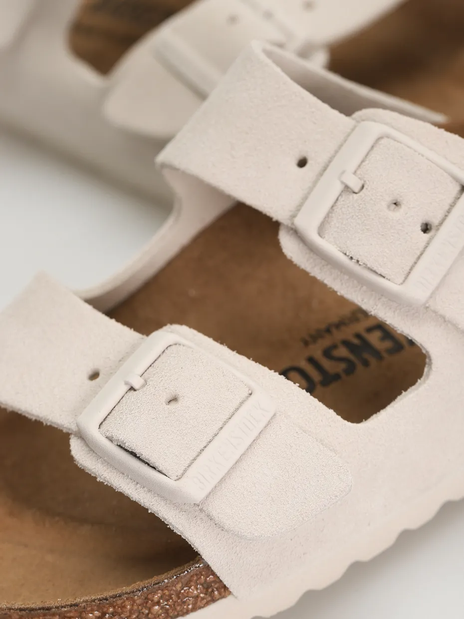 Birkenstock Arizona Suede Leather Narrow Wmn Flip-flops