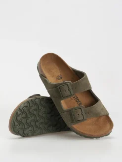 Birkenstock Arizona Suede Leather Narrow Flip-flops Wmn