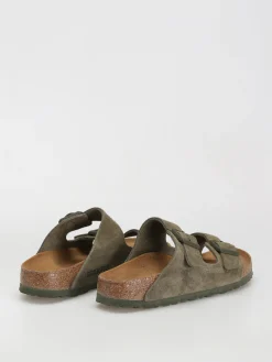 Birkenstock Arizona Suede Leather Narrow Flip-flops Wmn