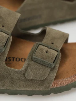 Birkenstock Arizona Suede Leather Narrow Flip-flops Wmn