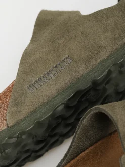 Birkenstock Arizona Suede Leather Narrow Flip-flops Wmn